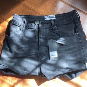 One Teaspoon Harlets high rise long rise shorts